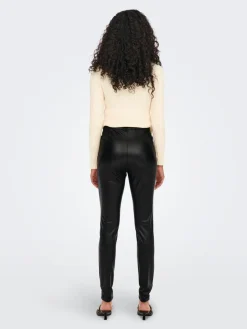 Sale Only Onljessie Fauxleather Zip Pant Cc 3960483 Black