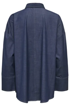 Only Onljina L/S Stitch Shirt Cc 4863706 Naval Academy W. Contrast Stitch