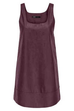 Discount Only Onljosie Faux Leather Dress Cc 4852675 Mauve Wine