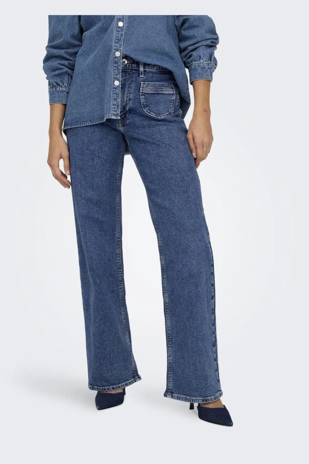 Clearance Only Onljuicy Life Wide Pocket 521Noos 4429417 Dark Medium Blue Denim