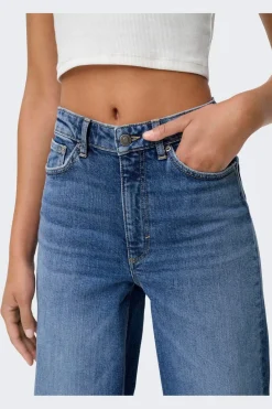 Sale Only Onljuicy Wide Leg Dot330 4882568 Dark Blue Denim