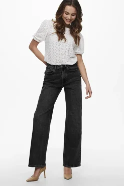 Sale Only Onljuicy Wide Leg Rea244 3860807 Black Denim Nas244