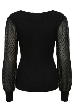 Sale Only Onljulie Life Ls Mix O-Neck Cc Knt 4506142 Black