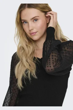 Sale Only Onljulie Life Ls Mix O-Neck Cc Knt 4506142 Black