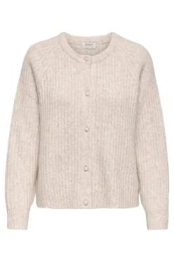 Hot Only Onlkalibu L/S Cardigan Knt 4981918 Ecru Melange