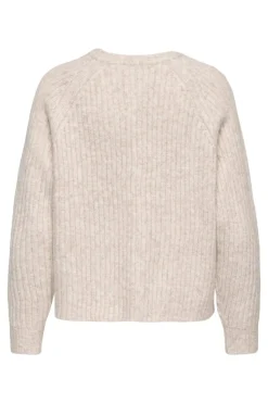 Hot Only Onlkalibu L/S Cardigan Knt 4981918 Ecru Melange
