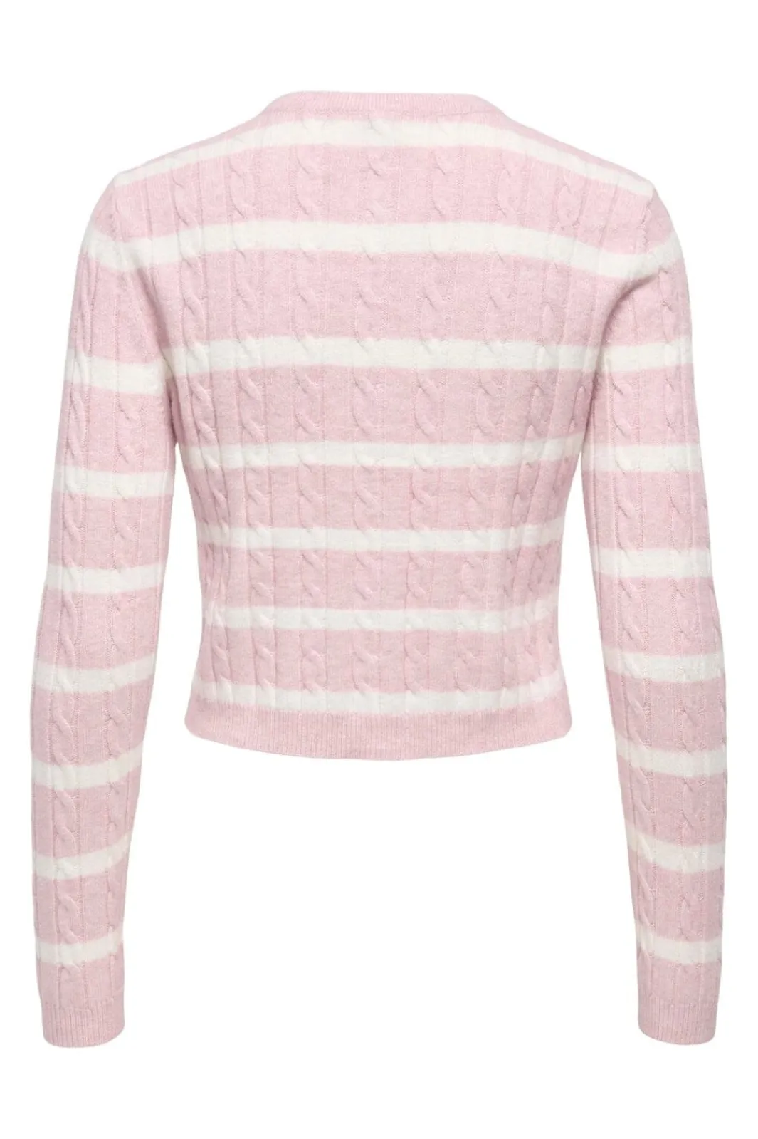 Best Only Onlkatia Ls Cable Button Cardigan Cc Knt 4959318 Burnished Lilac Melange/Babys Breath/Dtm Button