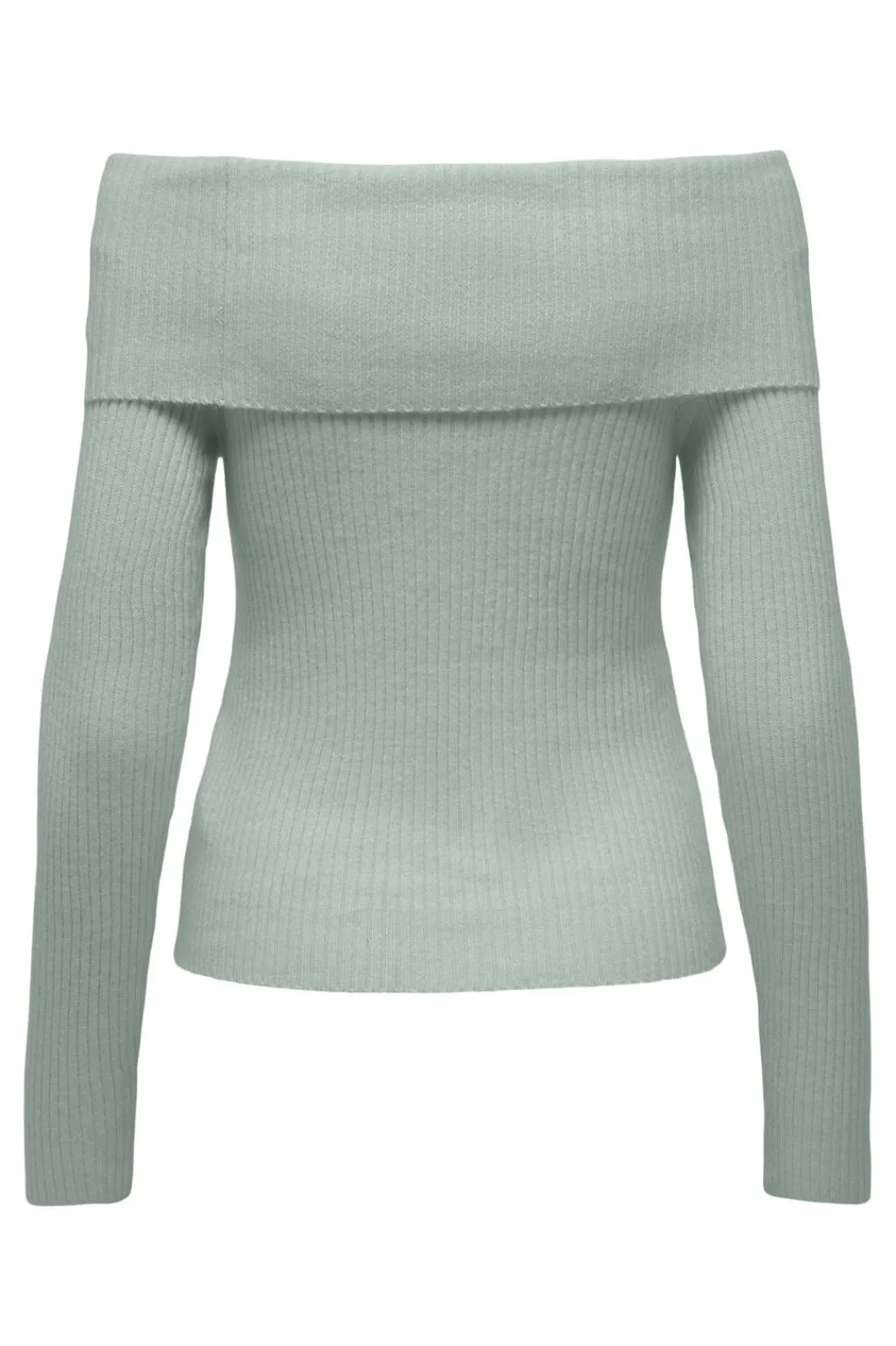 New Only Onlkatia Ls Off Shoulder Knt Nca 4677040 Aqua Gray