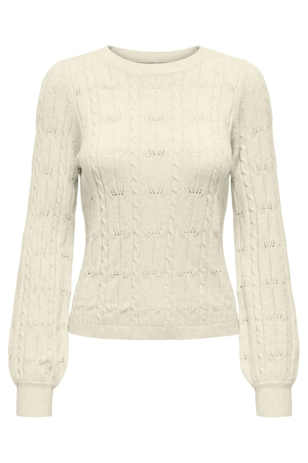 Hot Only Onlkatia Ls Structure O-Neck Pull Cc Knt 4959380 Baby'S Breath