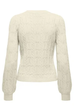 Hot Only Onlkatia Ls Structure O-Neck Pull Cc Knt 4959380 Baby'S Breath