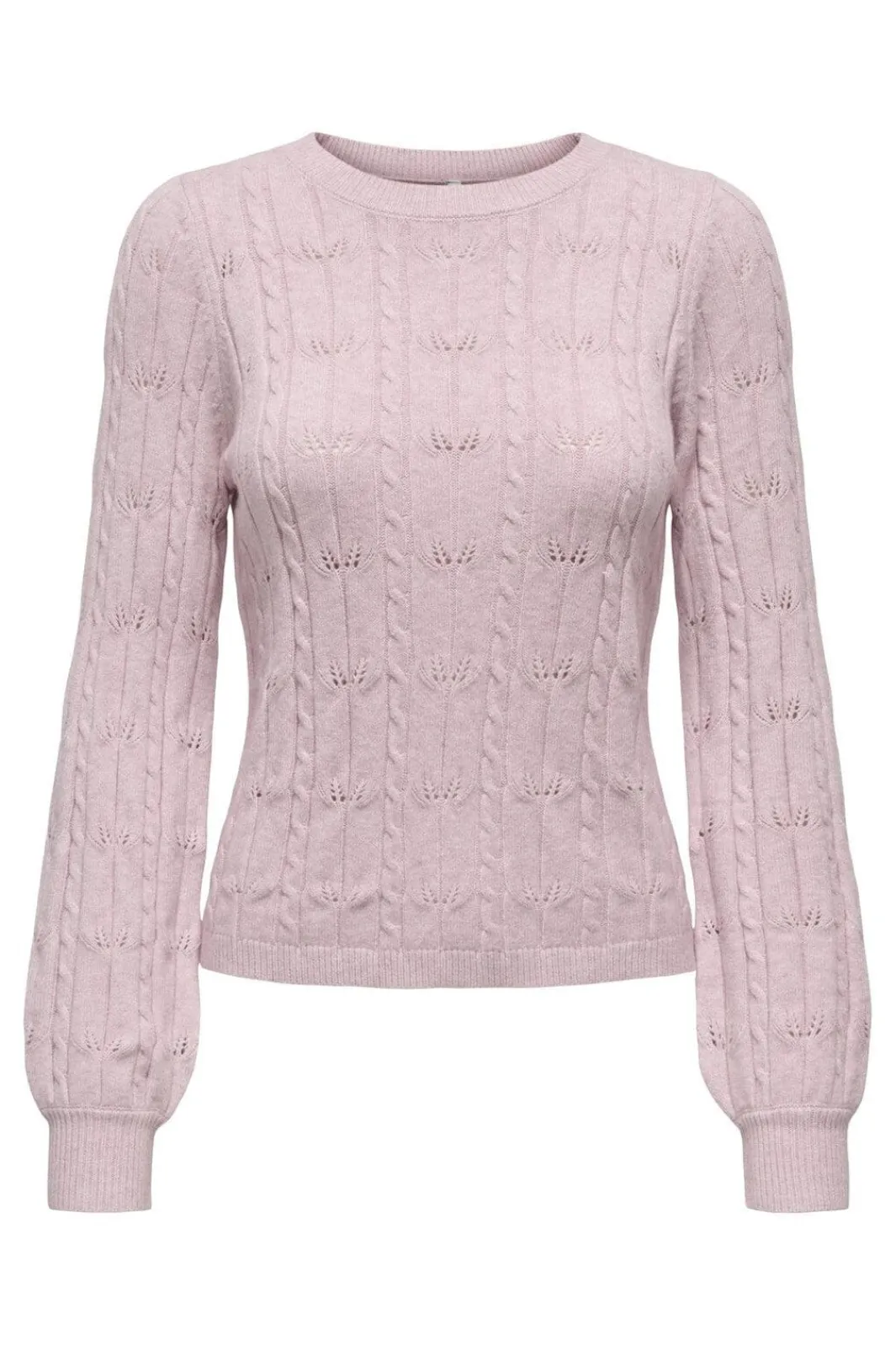Best Only Onlkatia Ls Structure O-Neck Pull Cc Knt 4884484 Burnished Lilac Melange