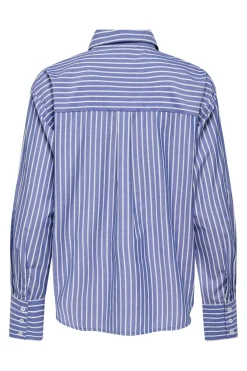 New Only Onlkaylen Ls Heart Emb Shirt 4882462 Serenity Bright White
