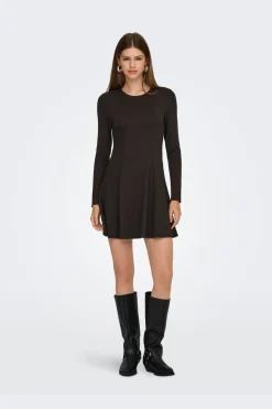 Sale Only Onlkenya L/S Dress 4957219 Chocolate Torte
