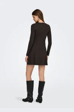 Sale Only Onlkenya L/S Dress 4957219 Chocolate Torte