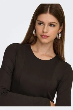 Sale Only Onlkenya L/S Dress 4957219 Chocolate Torte