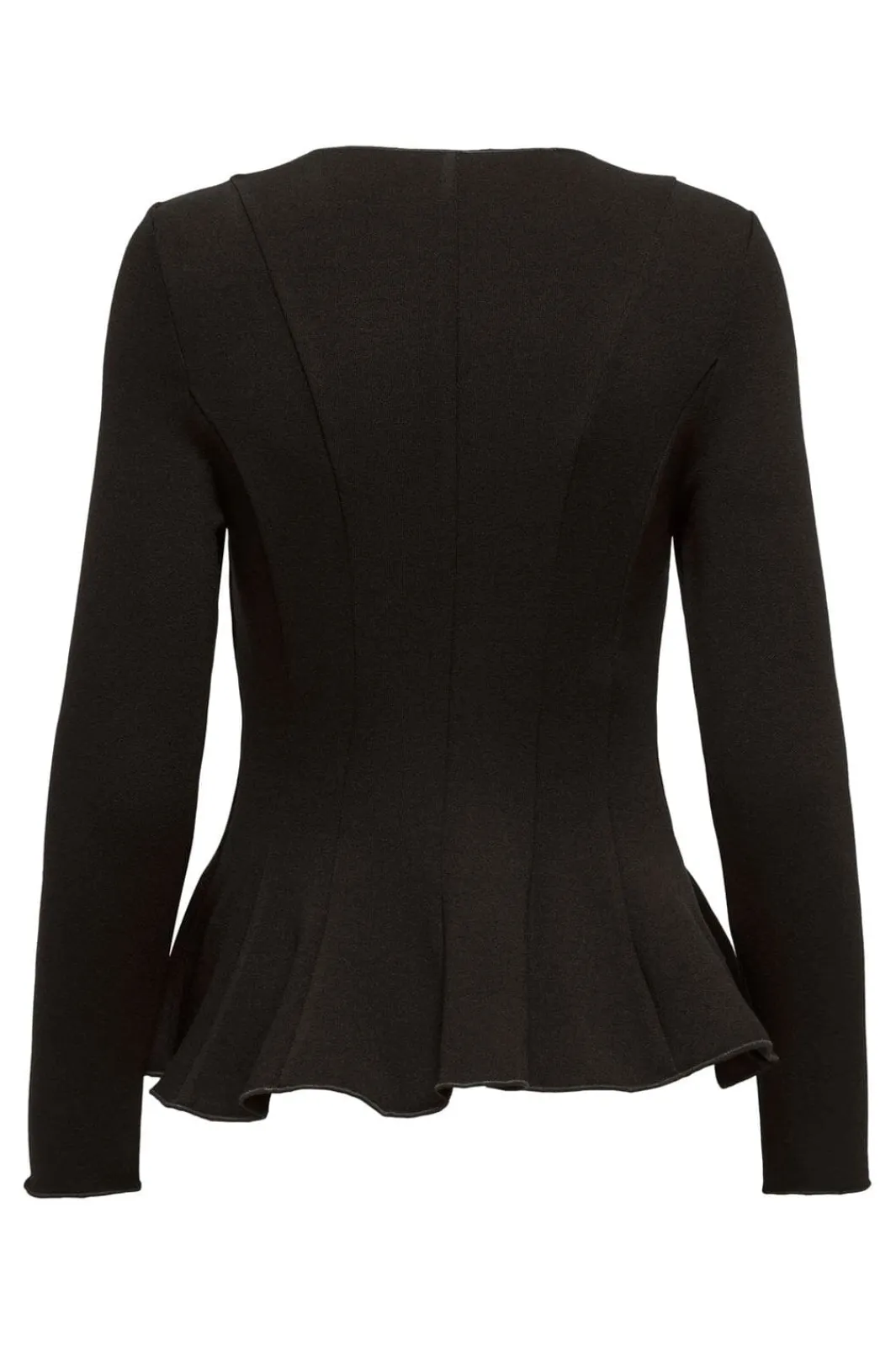Online Only Onlkenya L/S Peplum Top 4957220 Chocolate Torte