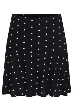 Outlet Only Onlkeshav Short Skirt 4959210 Black Dots