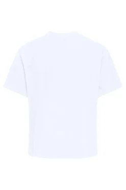 Online Only Onlkiara Life S/S O-Neck Top 4702661 Bright White Rhinestone+Metal Decoband