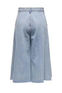 New Only Onlla Brea Long Shorts Tai 4682524 Light Blue Denim