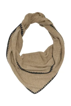 Discount Only Onllea Life Embroidery Scarf Acc 4698396 Caribou Black Embroidery Edge