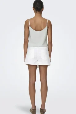 Discount Only Onllesly Reg Lb Skort 4777813 White Denim