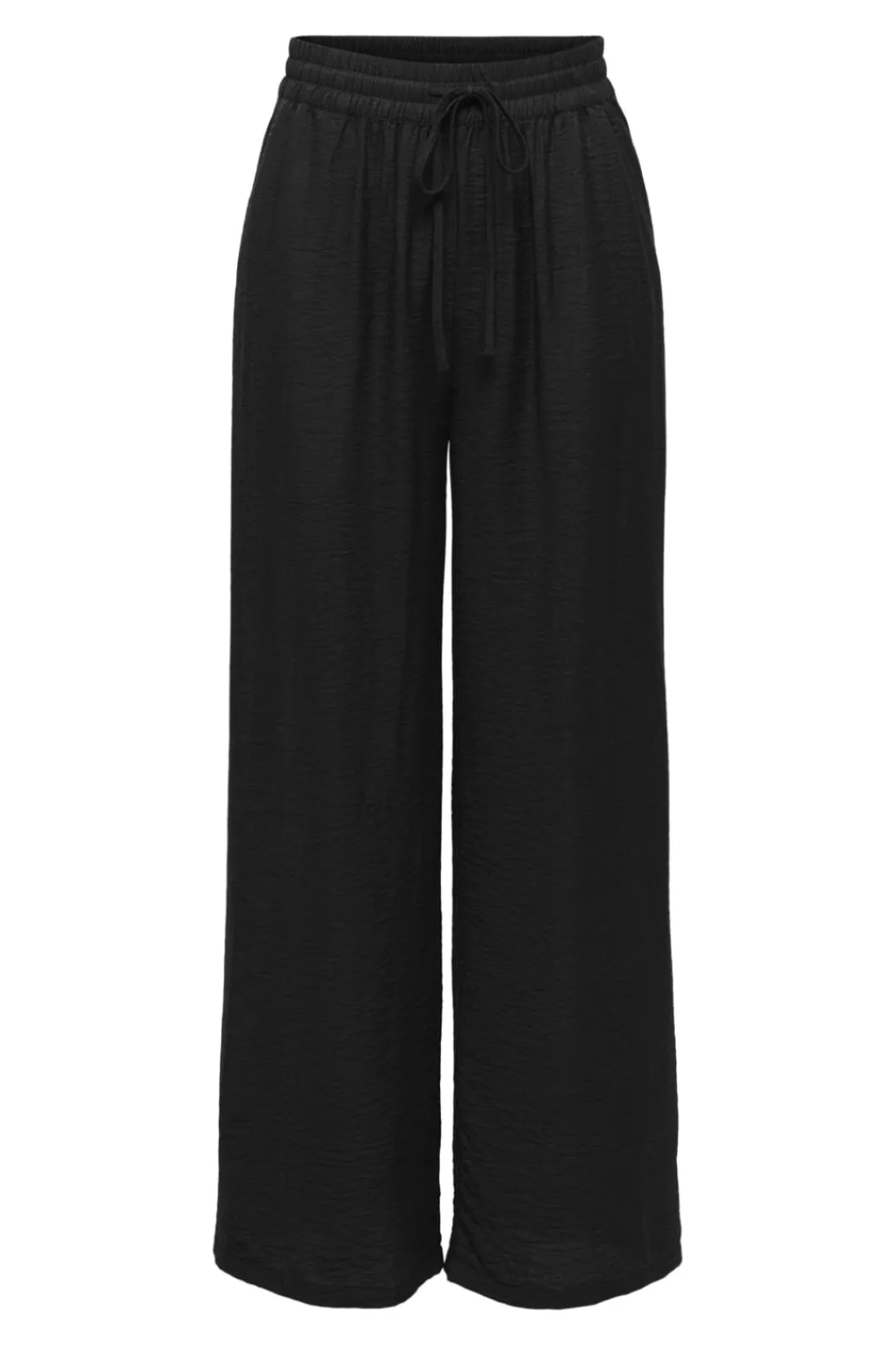 New Only Onllino Pull-Up Tie Pant Ox 4938571 Black