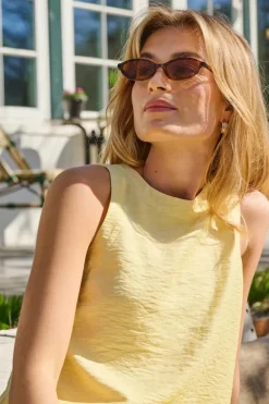 Best Only Onllino S/L O-Neck Top Ox 4938581 Sunlight