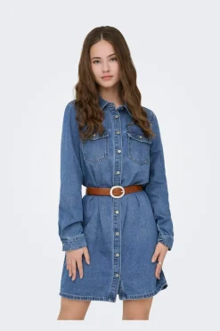 Sale Only Onllisa L/S Dress Gua 4902964 Medium Blue Denim