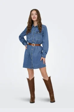 Sale Only Onllisa L/S Dress Gua 4902964 Medium Blue Denim