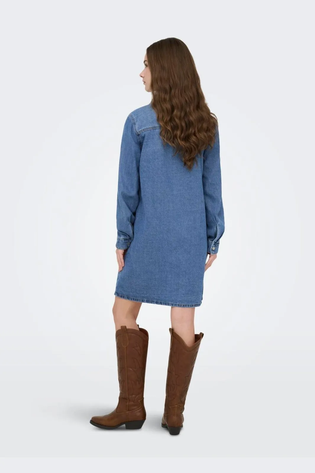Sale Only Onllisa L/S Dress Gua 4902964 Medium Blue Denim