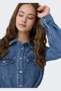 Sale Only Onllisa L/S Dress Gua 4902964 Medium Blue Denim