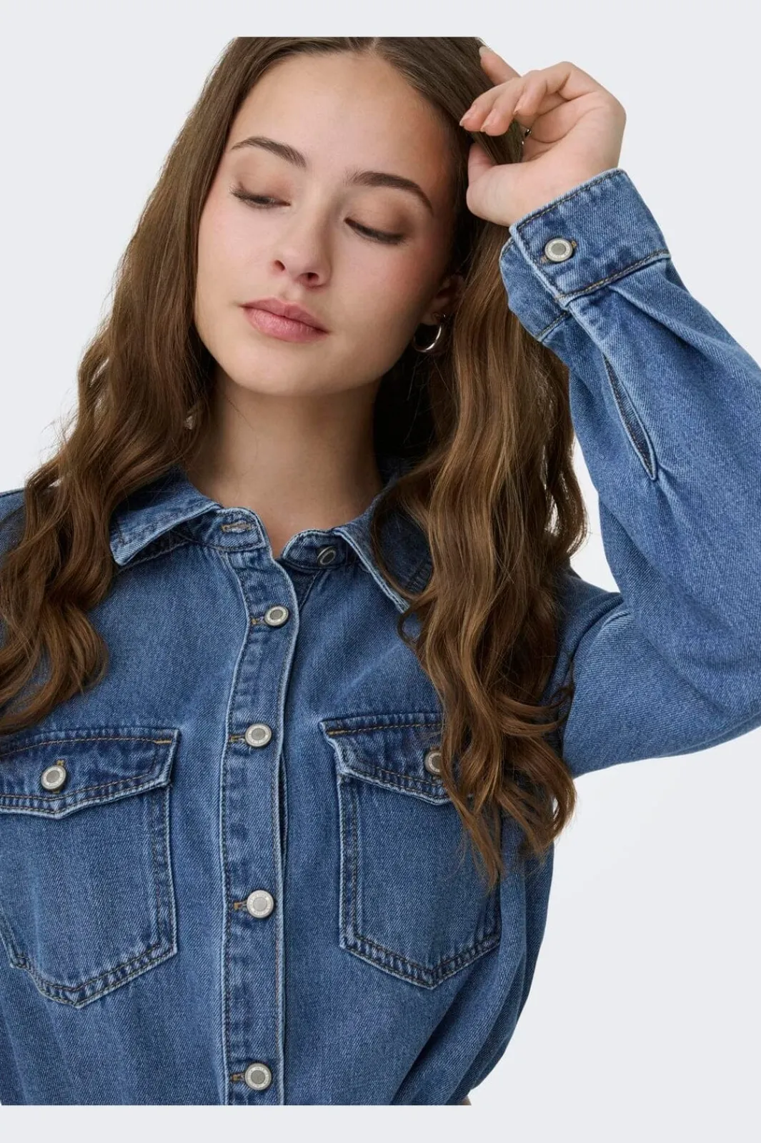 Sale Only Onllisa L/S Dress Gua 4902964 Medium Blue Denim