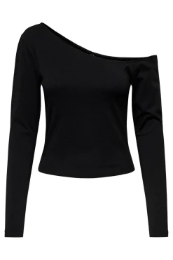 Best Only Onllive Love Life L/S Oneshoulder Topjrs 4710675 Black