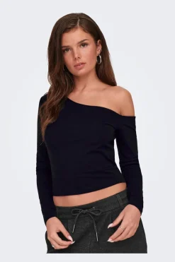 Best Only Onllive Love Life L/S Oneshoulder Topjrs 4710675 Black