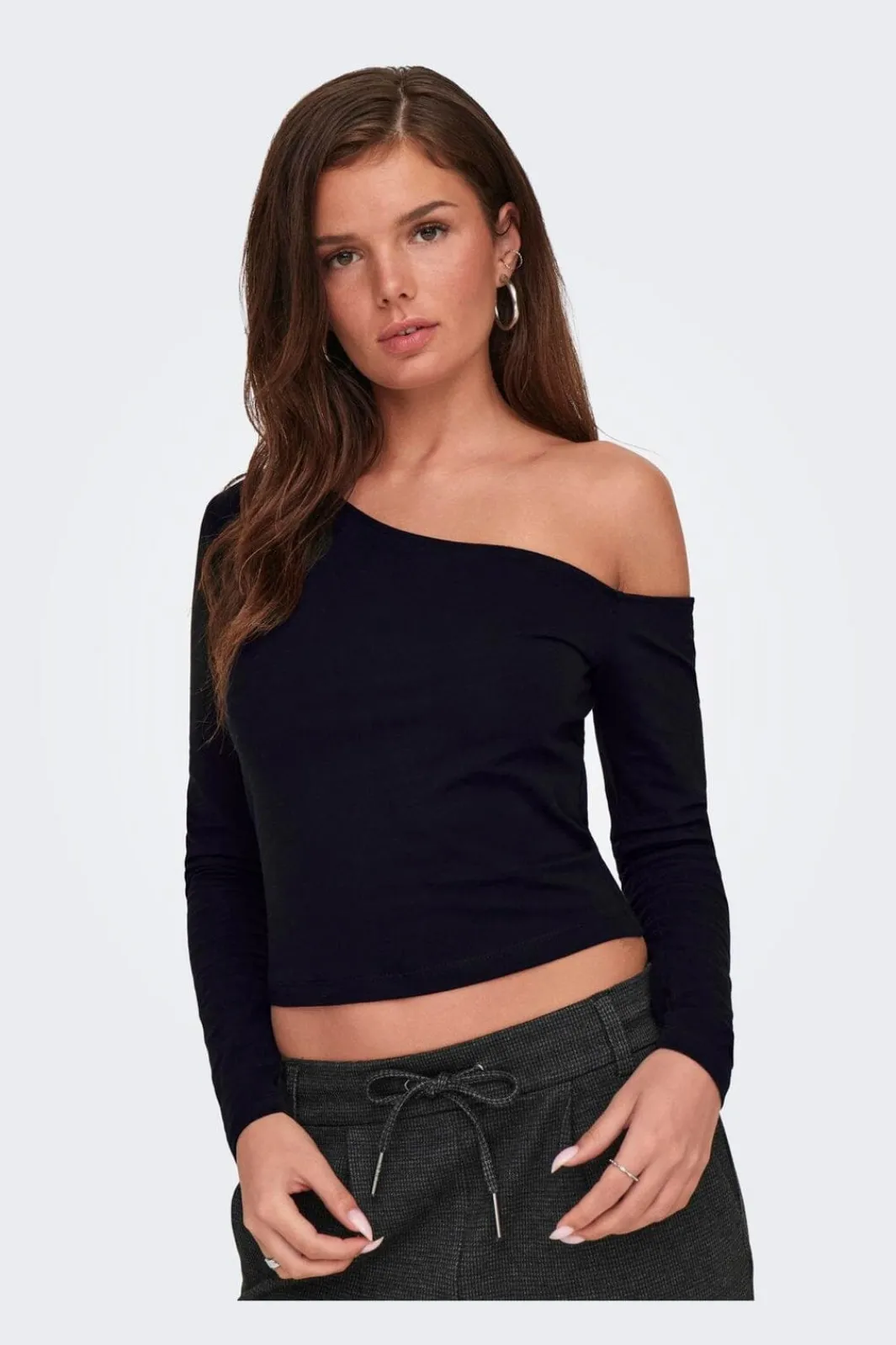 Best Only Onllive Love Life L/S Oneshoulder Topjrs 4710675 Black