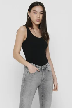 Discount Only Onllive Love S/L Tank Top 1912220 Black