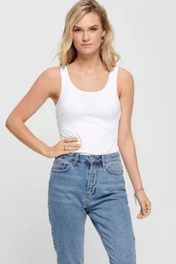 Outlet Only Onllive Love S/L Tank Top 1912221 White