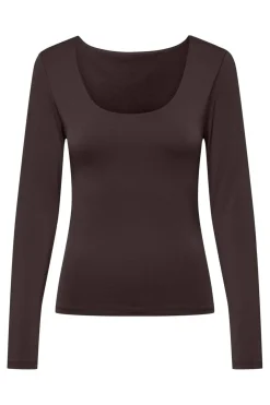 Discount Only Onllone 2-Way L/S Top 4800393 Chocolate Torte