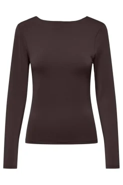 Discount Only Onllone 2-Way L/S Top 4800393 Chocolate Torte