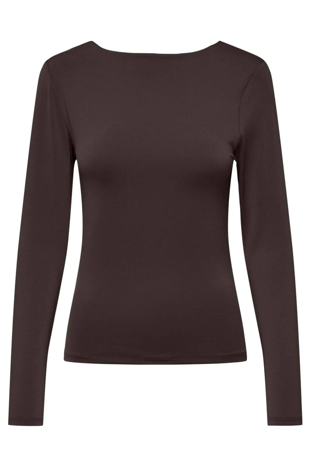 Discount Only Onllone 2-Way L/S Top 4800393 Chocolate Torte