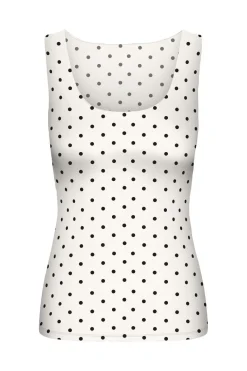 Outlet Only Onllone 2-Way S/L Top 5083276 Cloud Dancer Small Black Dots