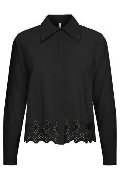 Outlet Only Onllou Life Emb L/S Shirt 4415678 Black