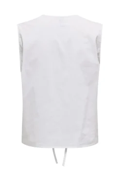 Clearance Only Onllou Life Emb S/L Tie Vest 4738167 Bright White