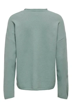 Outlet Only Onlloyal Amalio Ls O-Neck Knt 4982706 Chinois Green Melange
