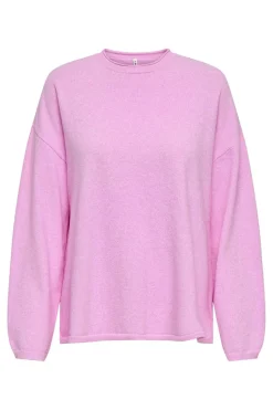 Outlet Only Onlloyal Amalio Ls O-Neck Knt 4983482 Super Pink Melange