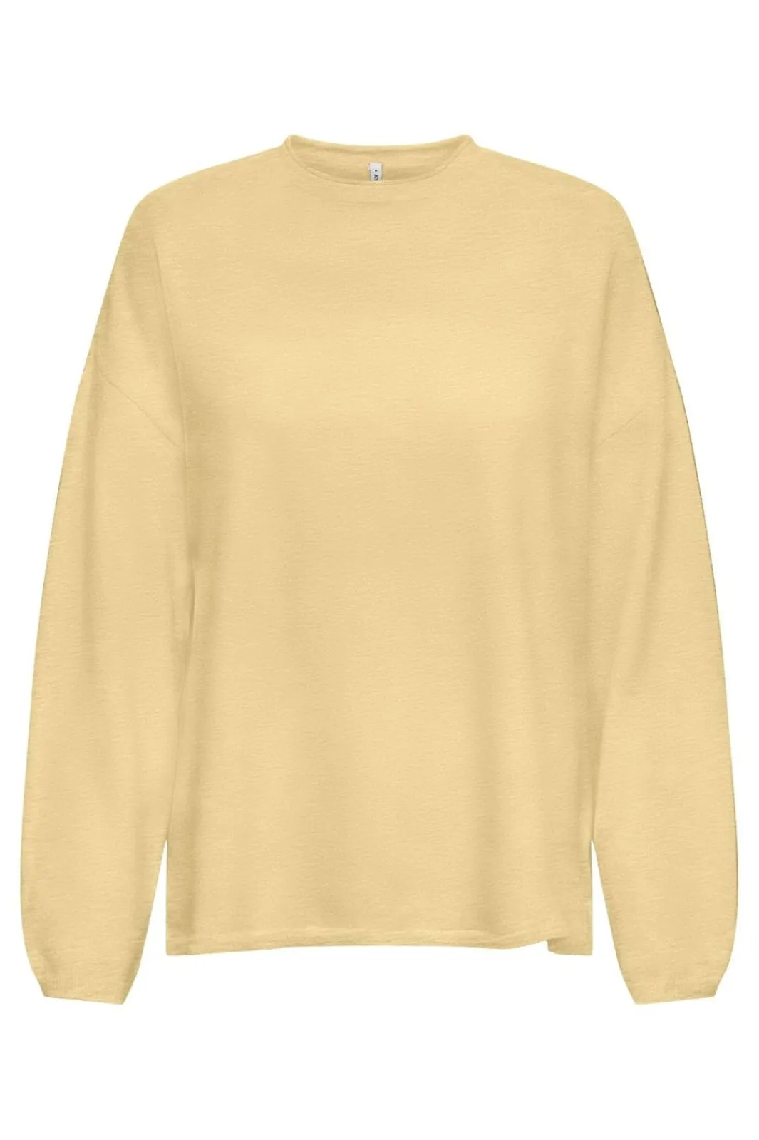 New Only Onlloyal Amalio Ls O-Neck Knt 4982711 Sunlight Melange