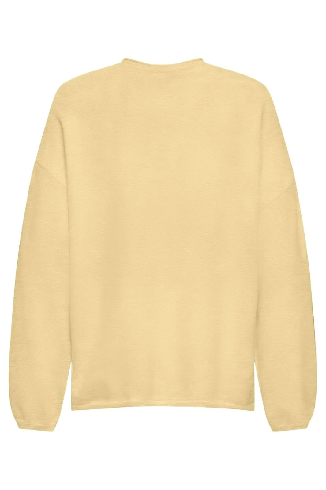 New Only Onlloyal Amalio Ls O-Neck Knt 4982711 Sunlight Melange