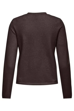 New Only Onlloyal Ls Oneck Knt 5021300 Chocolate Torte Melange