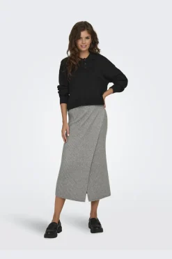 Discount Only Onllucy Ls Polo Neck Knt 4742206 Black