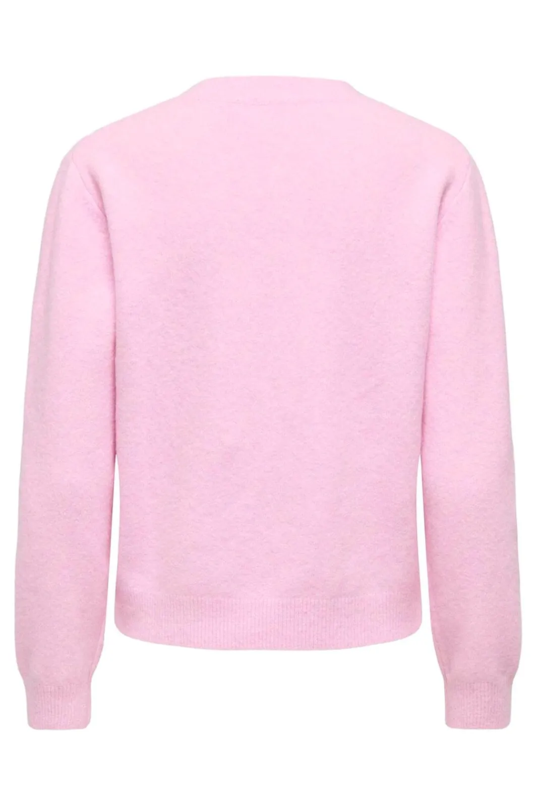 Hot Only Onlmacey Ls Oneck Half Button Knt 5030571 Bonbon Heart Buttons / Melange